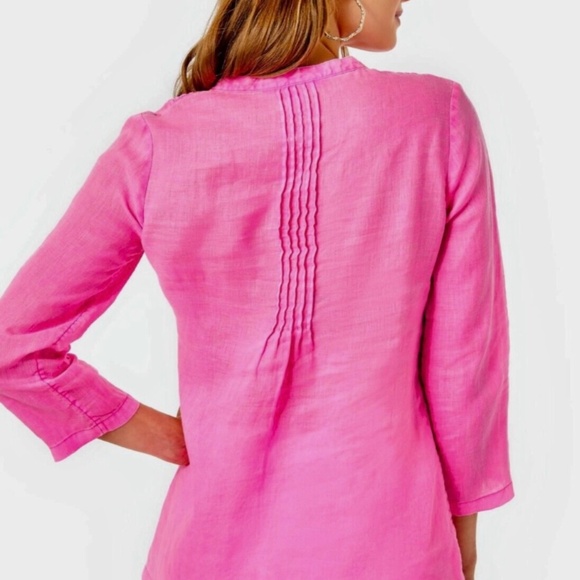 Lilly Pulitzer NWT Linen Tunic - Picture 4 of 5
